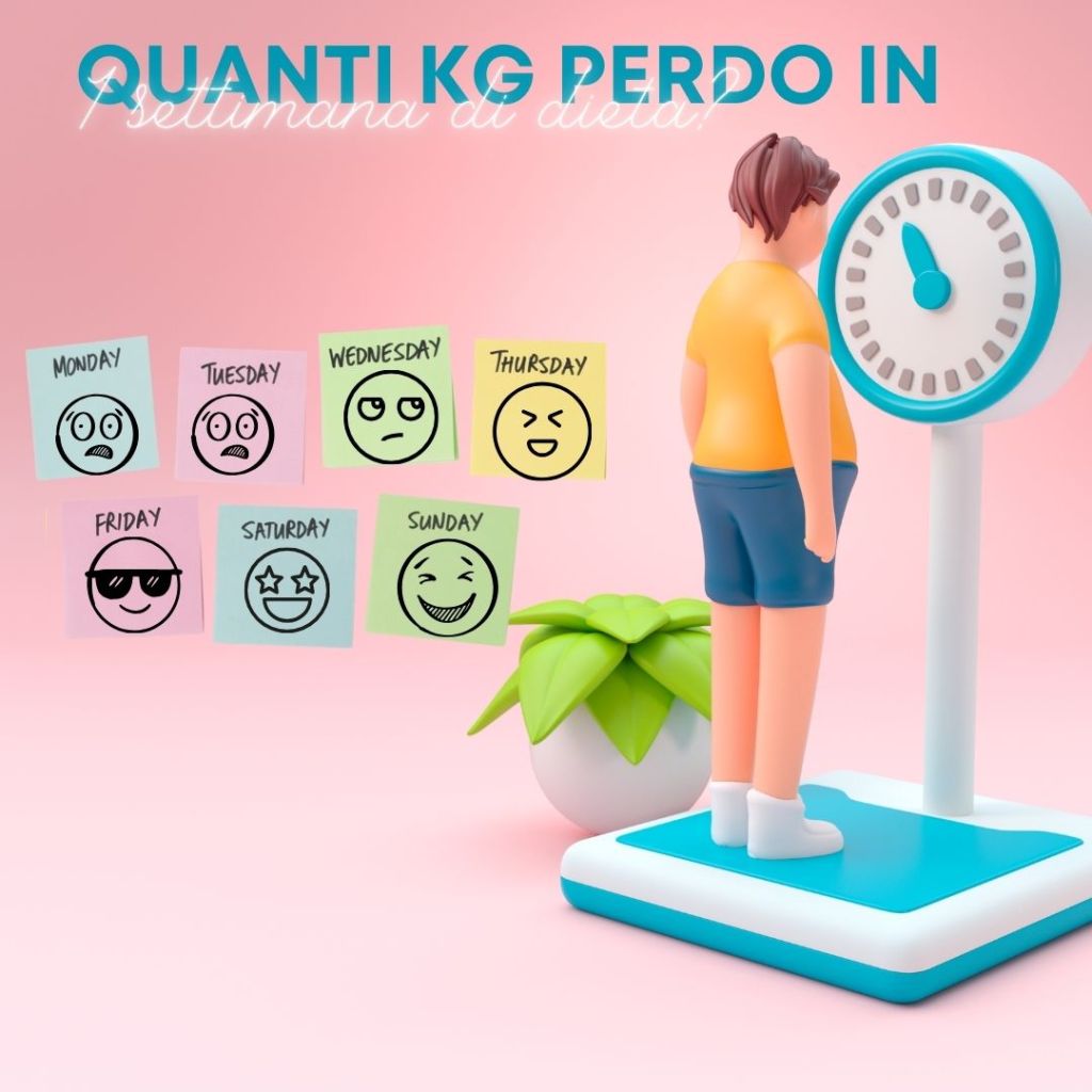 Quanti kg si perdono con una settimana di&nbsp;dieta?